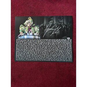 Jason Kelce signed autographed Eagles SBLII Parade Speech 16x20 Photo PSA